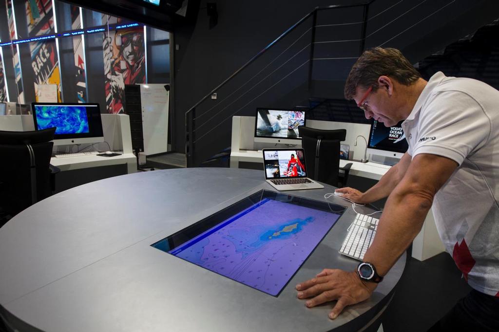 Knut Frostad, CEO of the Volvo Ocean Race - 2008-2016 immersed in the race ©  Ainhoa Sanchez/Volvo Ocean Race